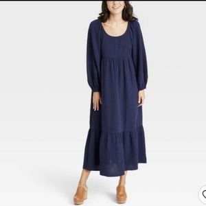 Universal Thread Balloon Sleeve Maxi Dress